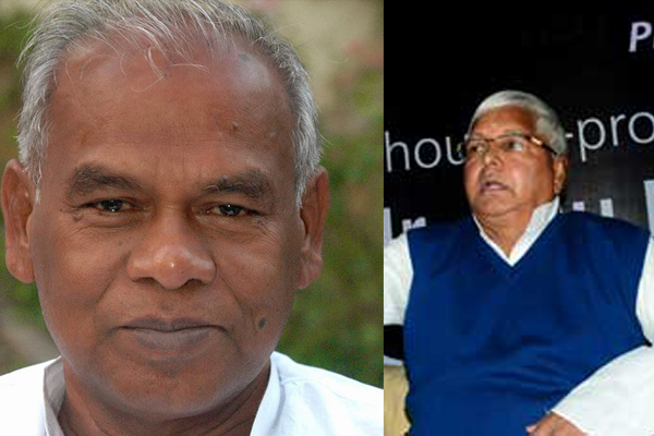 Lalu invites ex-Bihar CM Manjhi to join Janata Parivar