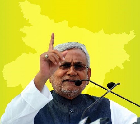 Nitish Kumar for selling milk from liquor shops after prohibition