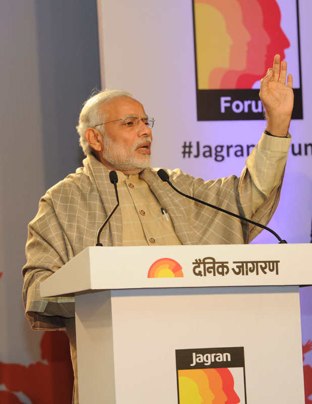 PM Modi addresses Jagran Forum, pitches for importance of awareness in democracy