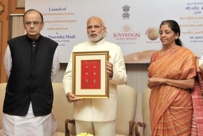 Prime Minister Narendra Modi launches three gold related schemes