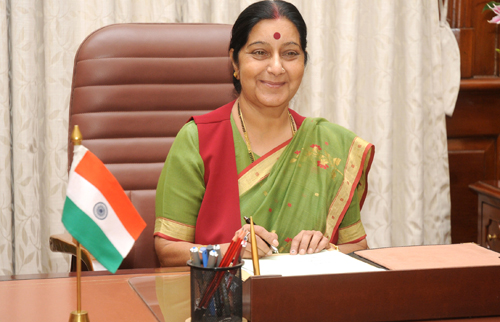 Sushma Swaraj to visit China next month