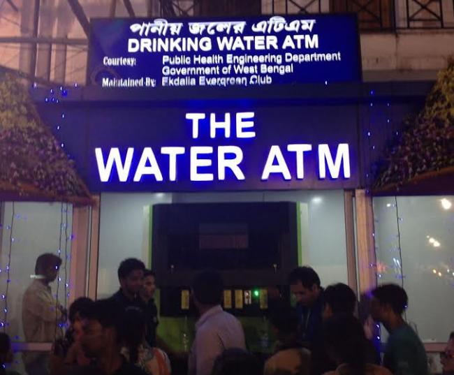 Kolkata Puja pandal installs Water ATM