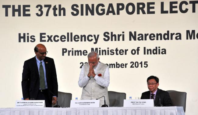 India and Singapore have been together at many crossroads of time: Modi