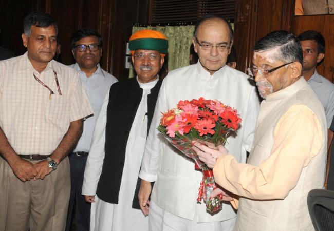 Santosh Kumar Gangwar takes over as the New Minister of State for Finance 