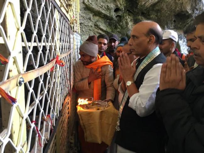 Rajnath Singh leaves for 2-day Kashmir visit