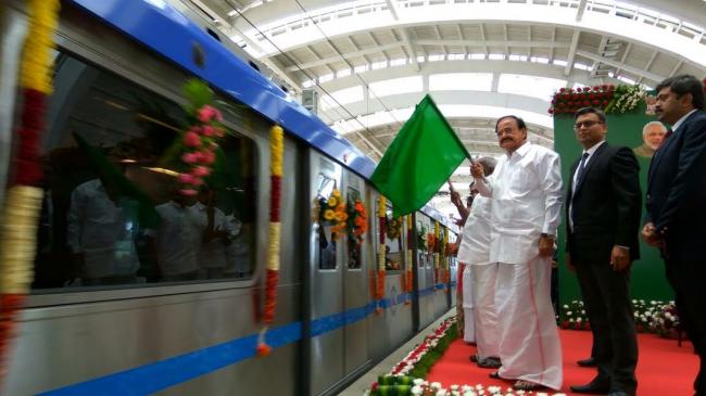 Chennai metro rail:Airport to Little Mount route inaugurated 