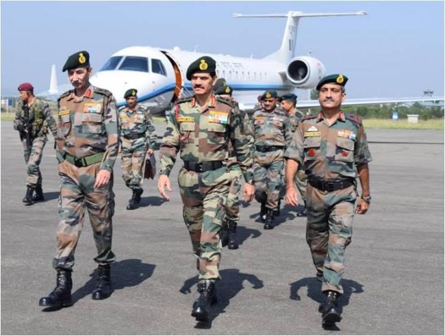 Indian army chief visits Jammu and Kashmir to review situation 