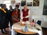 Modi visits Gandhi's residence in South Africa Sarvodaya