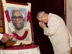 President of India pays floral tributes to K.R. Narayanan on his birth anniversary