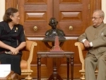 Thailand's Princess Maha Chakri Sirindhorn calls on President Pranab Mukherjee