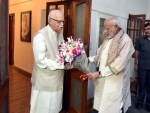 PM Modi meets LK Advani, extends birthday greetings