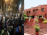 JNU student reported missing after brawl, parents on protest on campus