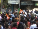 BJP activists-police scuffle in Kolkata triggers tension