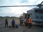 IAF conducts rescue operations by helicopter in Havelock Islands