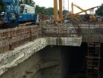 Kolkata: Metro project's crane falls on Howrah station's platform