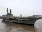 INS Viraat sails on her own stream for one last time