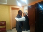 Modi thanks Kenyan President Uhuru Kenyatta for joining community programme