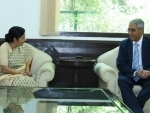 Nepali Congress President meets Sushma Swaraj