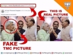 TMC faces embarrassment for posting morphed photo of Rajnath, Karat