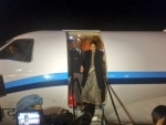 Sushma Swaraj reaches Tel Aviv