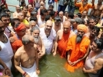 BJP President Amit Shah takes Holy dip at Ujjain Kumbh
