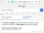 Criminals' future is bright in West Bengal, says Google