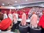 Akhilesh attends SP meeting in Lucknow, impressed by ideas