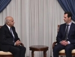 MJ Akbar meets Syrian President Bashar Al Assad