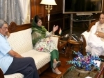 Mehbooba Mufti meets Rajnath Singh over Kashmir unrest