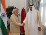 PM Modi meets Prince of Qatar