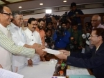 BJP's L Ganeshan files nomination for lone RS seat from Madhya Pradesh 