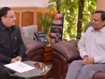 Satyendar Jain meets JP Nadda