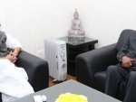 Governor of Bihar Ram Nath Kovind meets Rajnath Singh