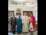 Sushma Swaraj meets Pope Francis