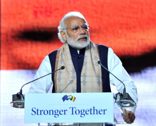 Terrorism as a challenge to humanity: Modi tells Indian community
