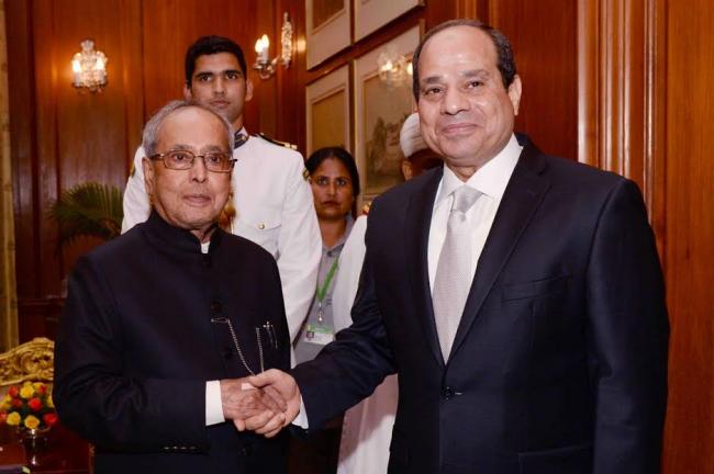 India sees Egypt as a bridge between Asia and Africa: Prez. Mukherjee