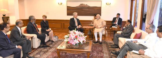 Delegation from Carnegie Endowment for International Peace calls PM