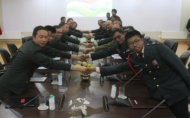 Sino-India border personnel meet on Indian I-Day