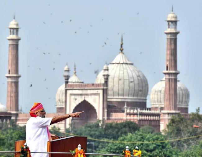 PM Modi blasts Pakistan for 'glorifying terrorism' in I-Day speech