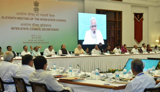PM Modi chairs Inter-State Council Meet, says focus on intelligence sharing to strengthen security