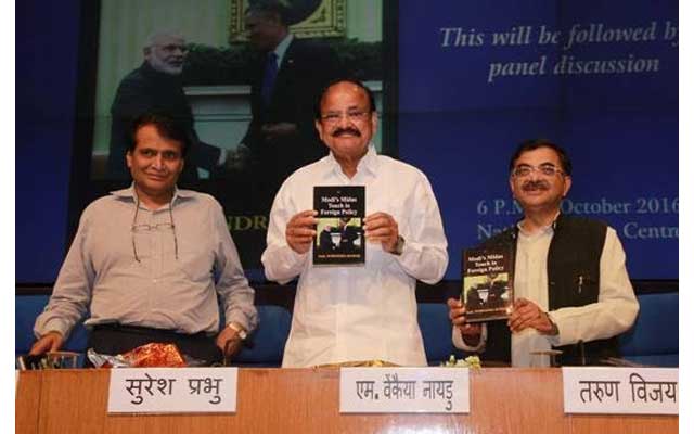 Venkaiah Naidu releases book titled â€œModiâ€™s Midas Touch in Foreign Policyâ€ 