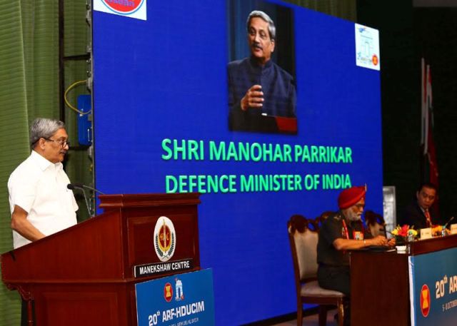 Defence Minister Parrikar urges ASEAN countries to fight terrorism in every form