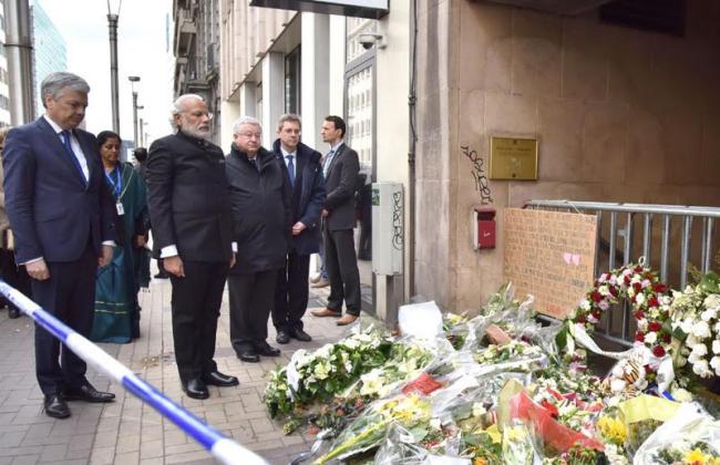 India shares grief of Belgian people: PM Modi in Brussels