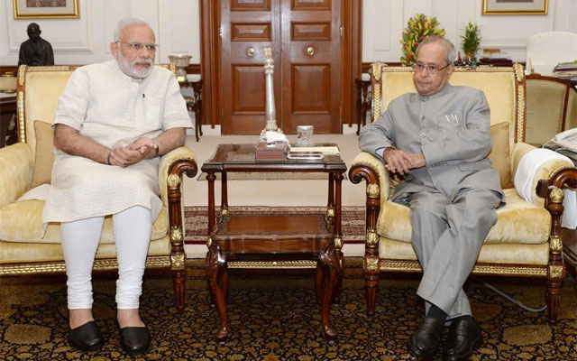 Uri attack: Narendra Modi meets President