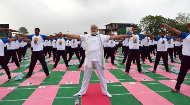 PM Modi urges citizens to continue practicing yoga
