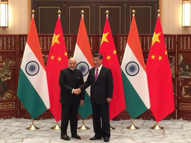 Narendra Modi meets Chinese President Xi Jinping