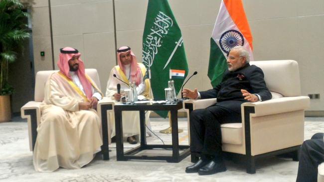 G20 Summit: PM Modi meets Deputy Crown Prince of Saudi Arabia Mohammad bin Salman