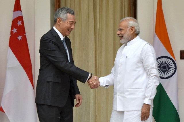 Rise in the tide of terrorism greatest challenge today : PM Modi in joint statement with Singapore PM