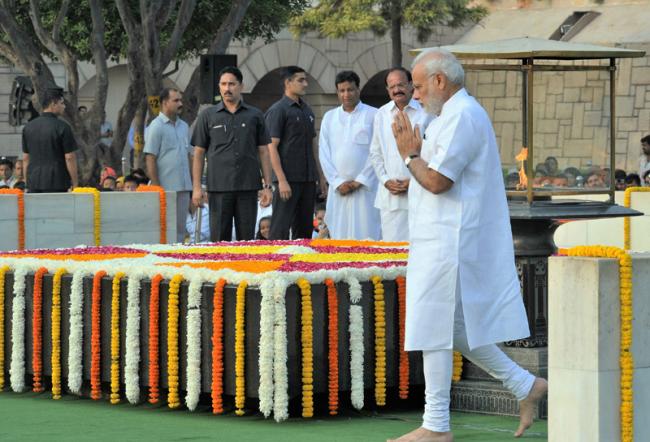 PM Modi pays tribute to Mahatma Gandhi on his 147th birth anniversary 