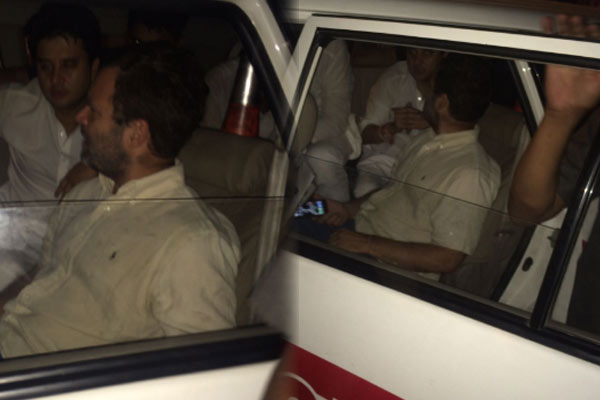 OROP: Rahul Gandhi released after being detained for third time in two days